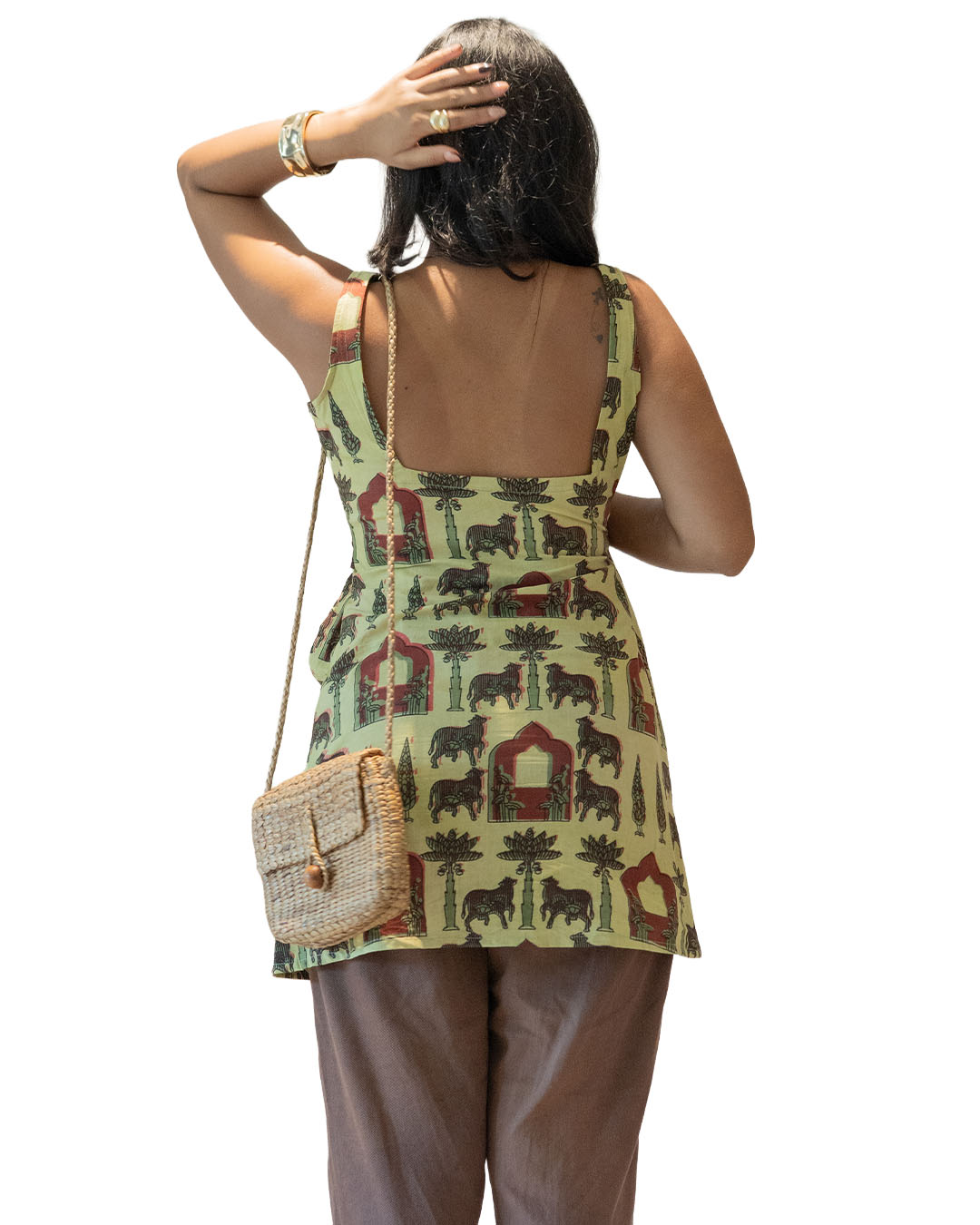 Wrap Around Kurti or Dress Poshakh fabrics