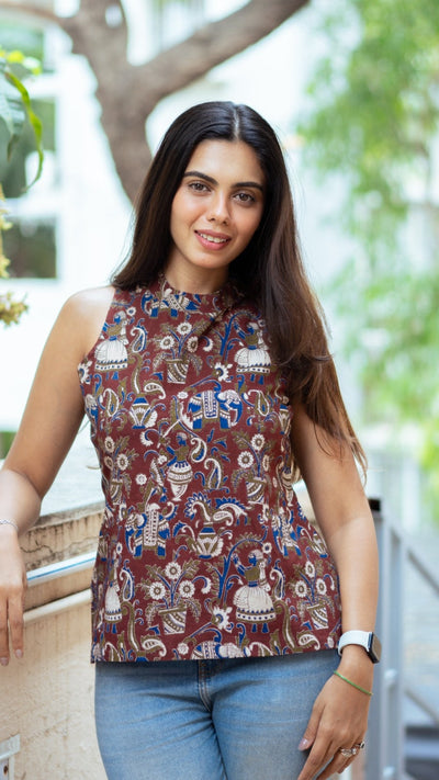 The Kalamkari Collection: Stories Woven in Natural Ink