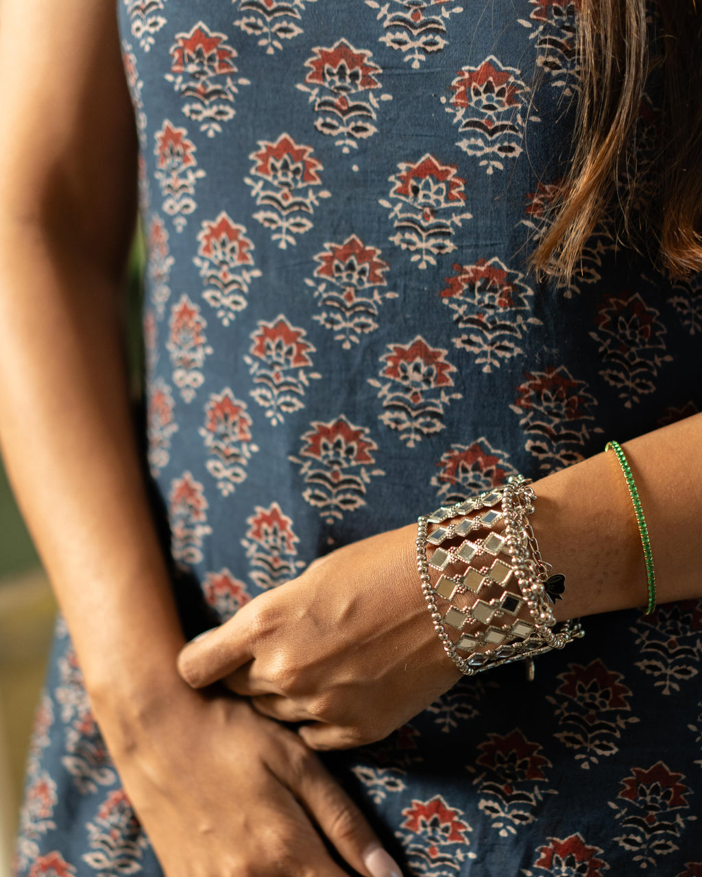 The Poshakh Indigo 90s Cami Kurti