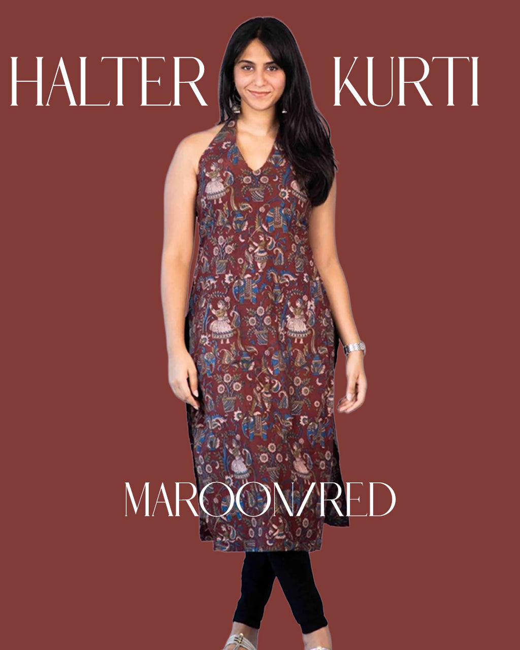 Halter Neck Kurti