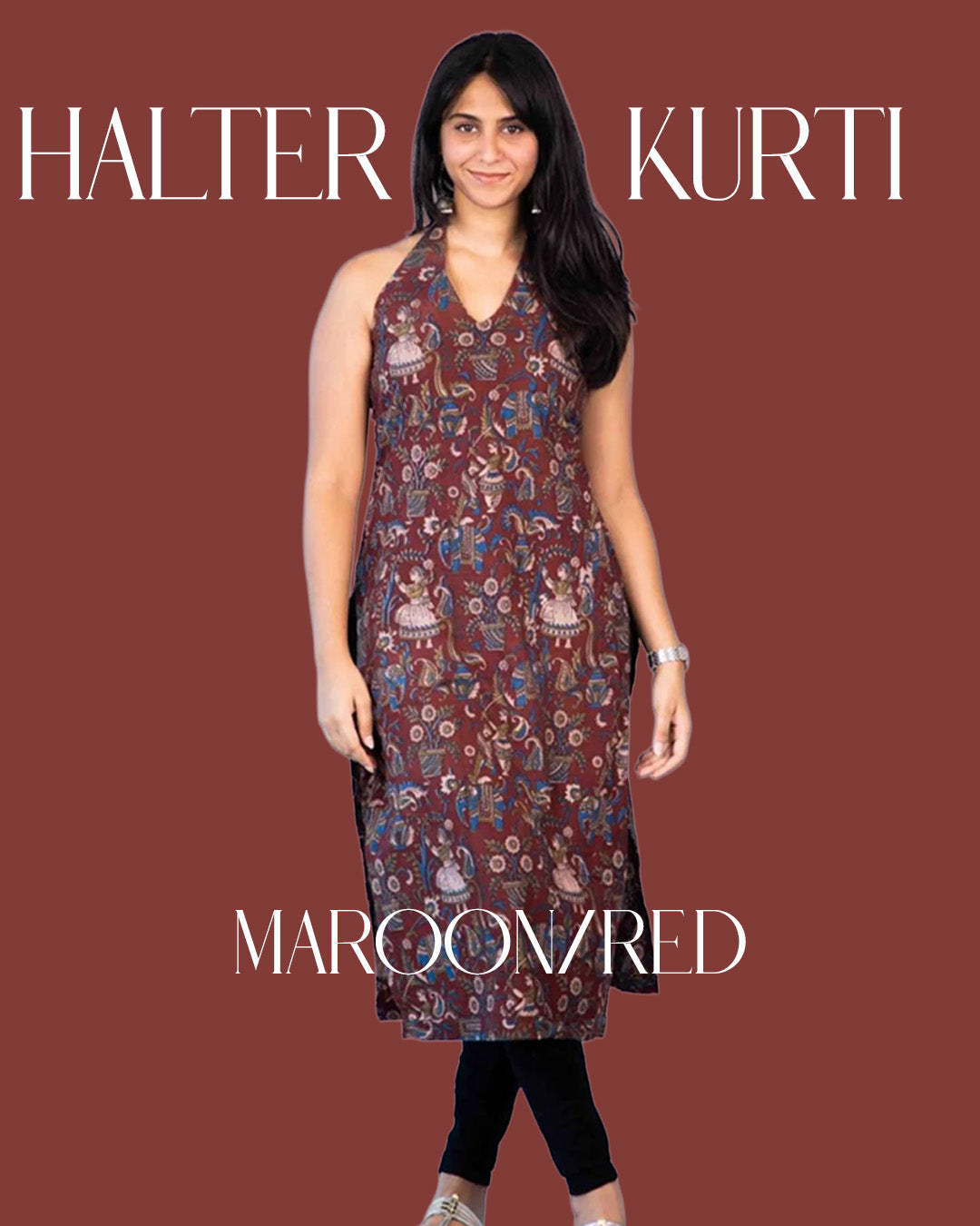 Halter Neck Kurti