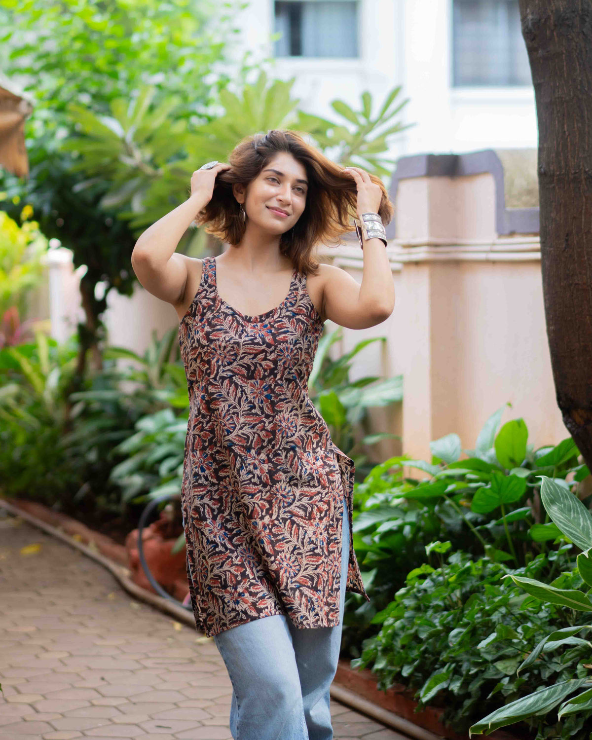 Mirae Classic Kurti: The OG Red Kalamkari