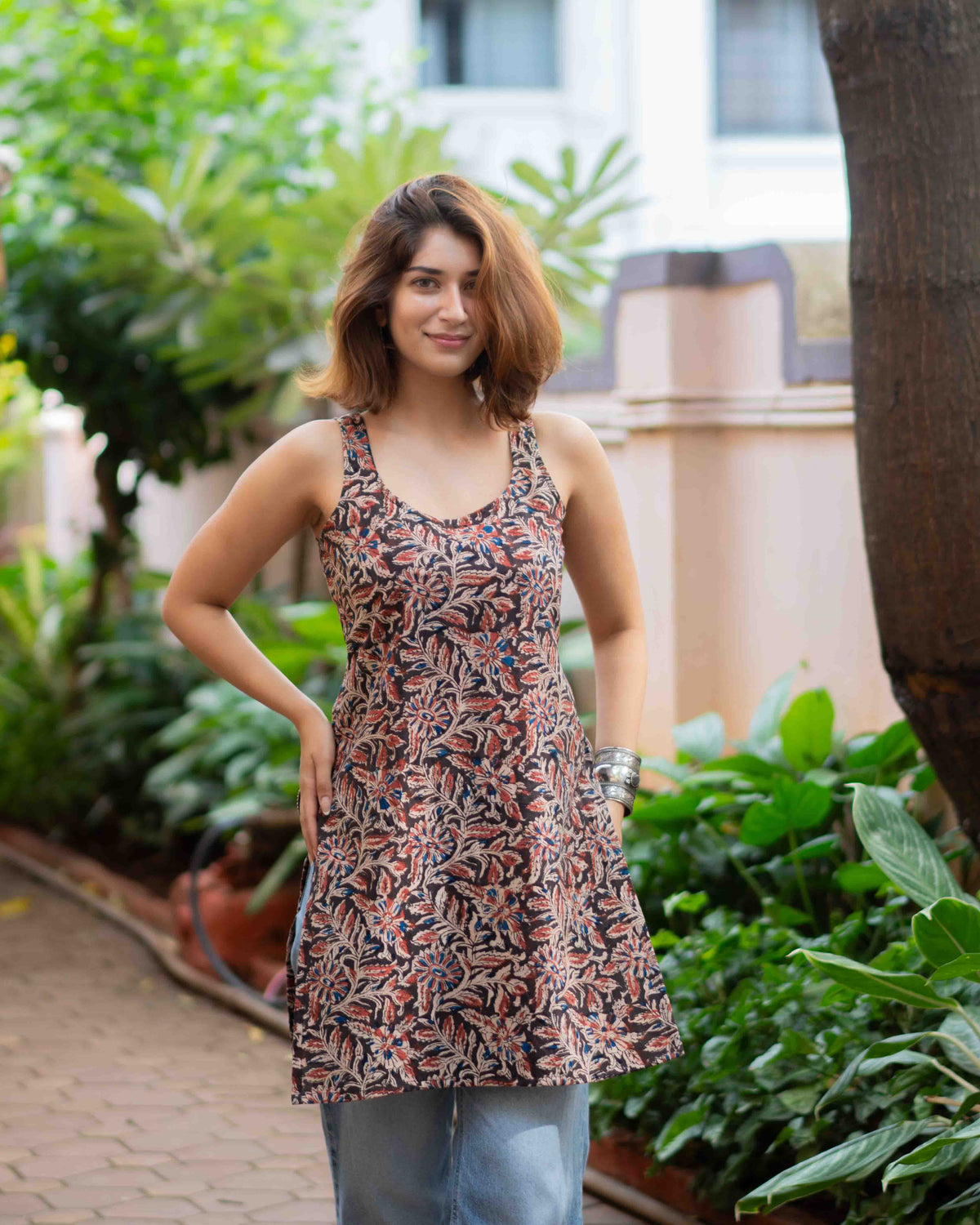 Mirae Classic Kurti: The OG Red Kalamkari