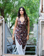 Halter Neck Kurti - Kalamkari