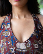 Halter Neck Kurti - Kalamkari
