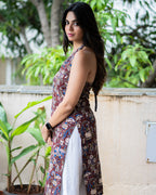 Halter Neck Kurti - Kalamkari