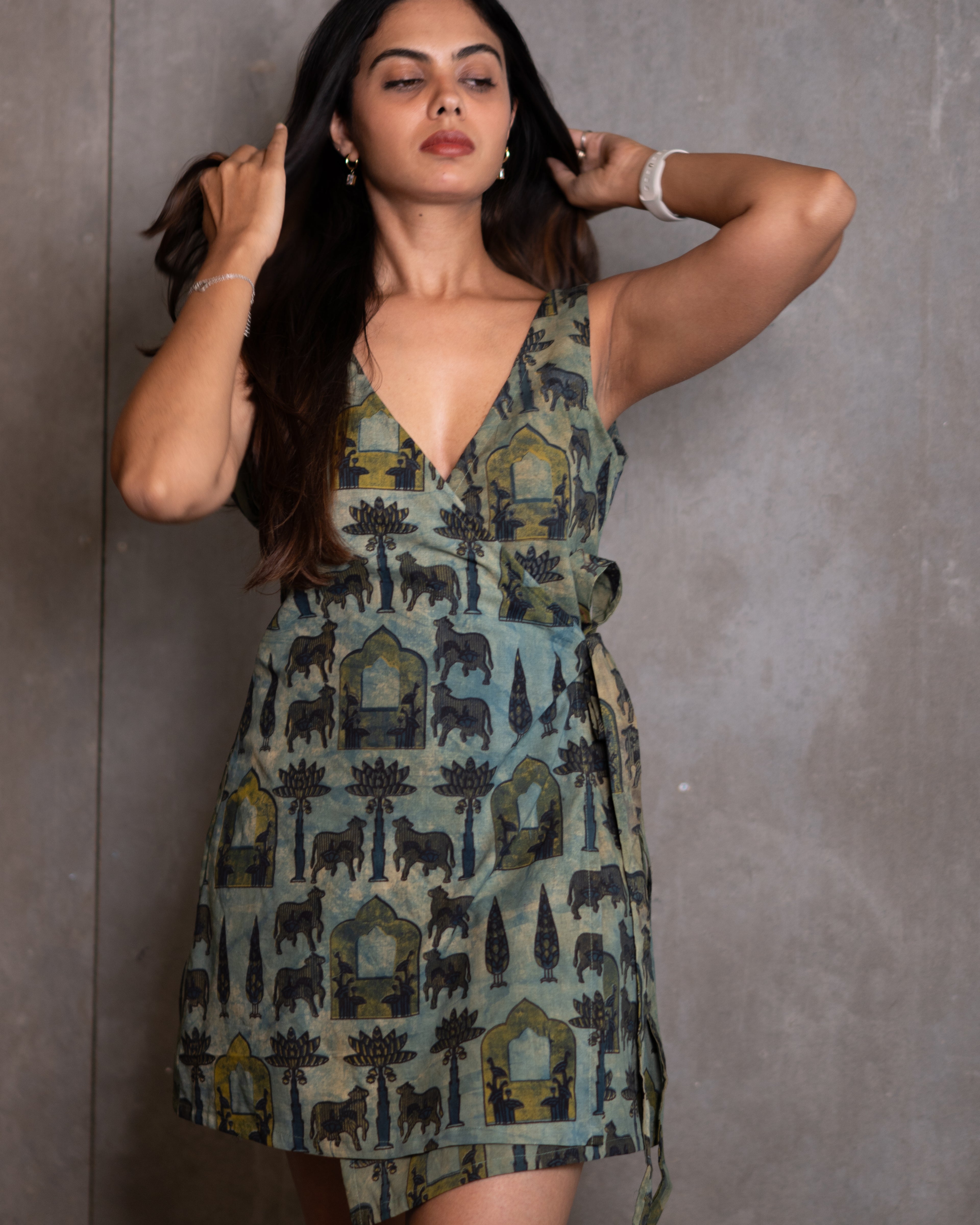 Vanaspati Hybrid Wrap Dress