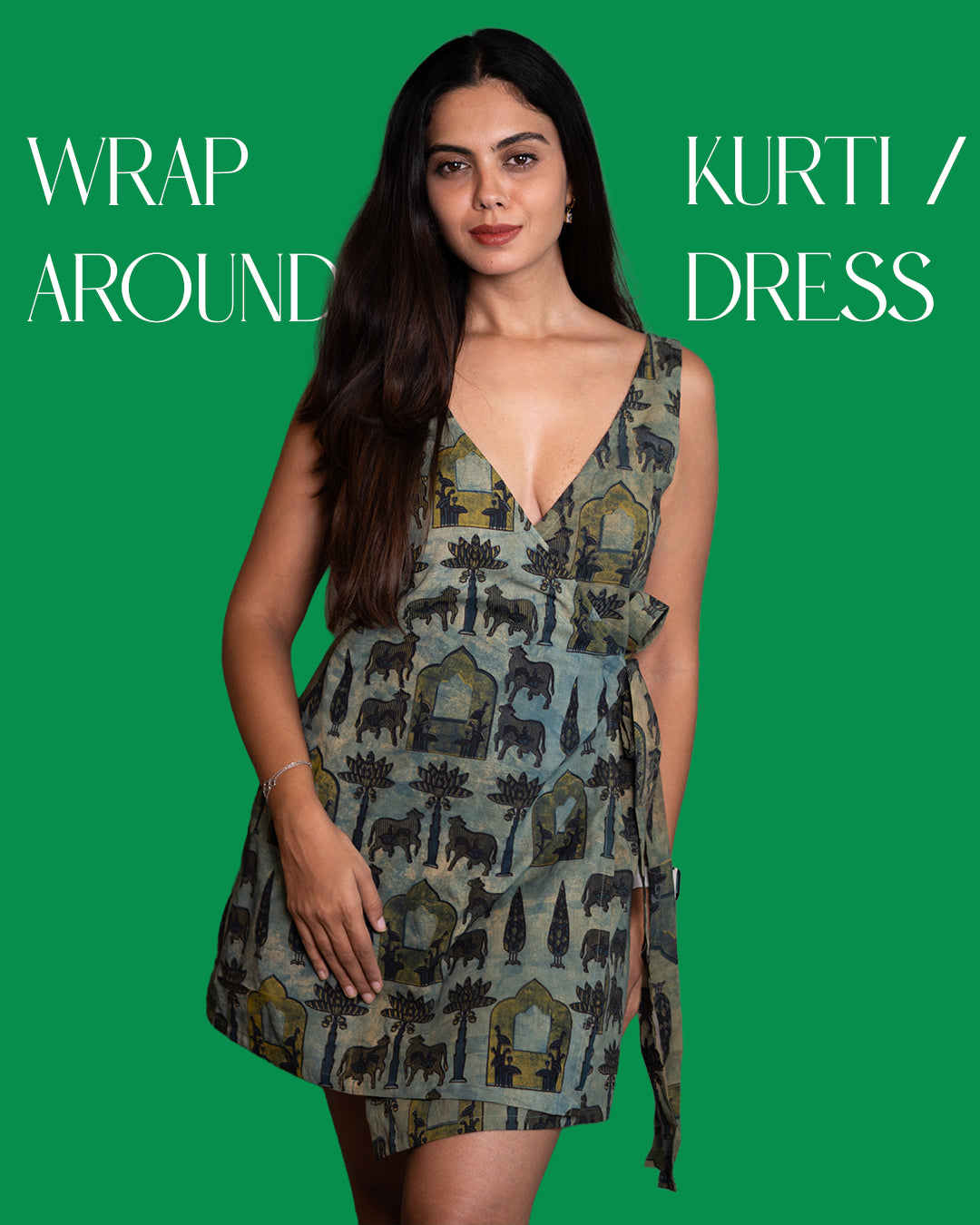 Vanaspati Hybrid Wrap Dress