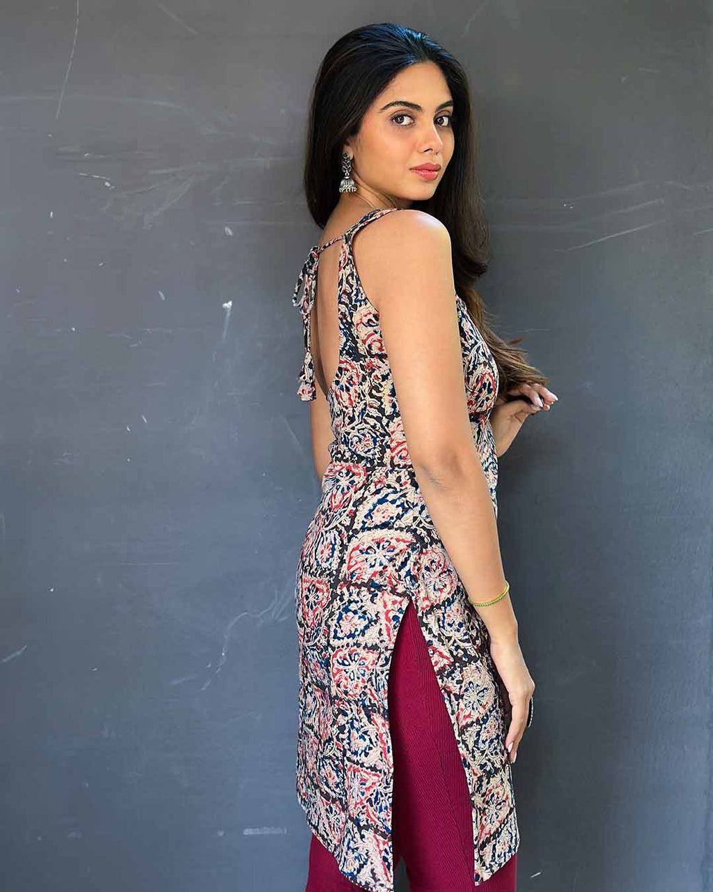Mirae Classic Kurti: The OG Black Kalamkari