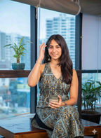 Halter Neck Kurti Peacock Pichwai