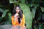 Silk Brocade Reversible Blazer My Store