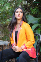Silk Brocade Reversible Blazer My Store