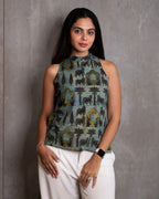 Sacred-Grove Vanaspati Halter Top
