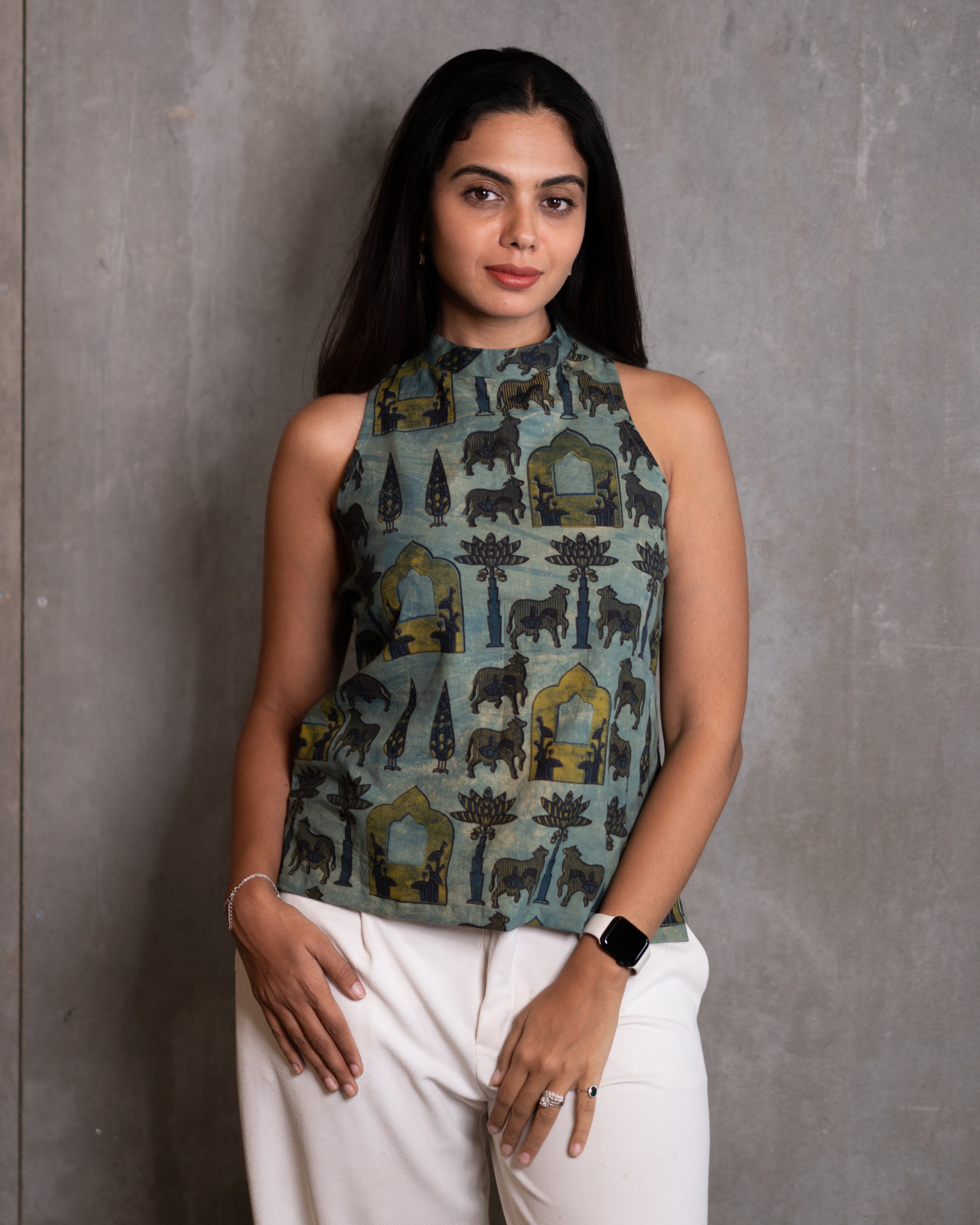Sacred-Grove Vanaspati Halter Top