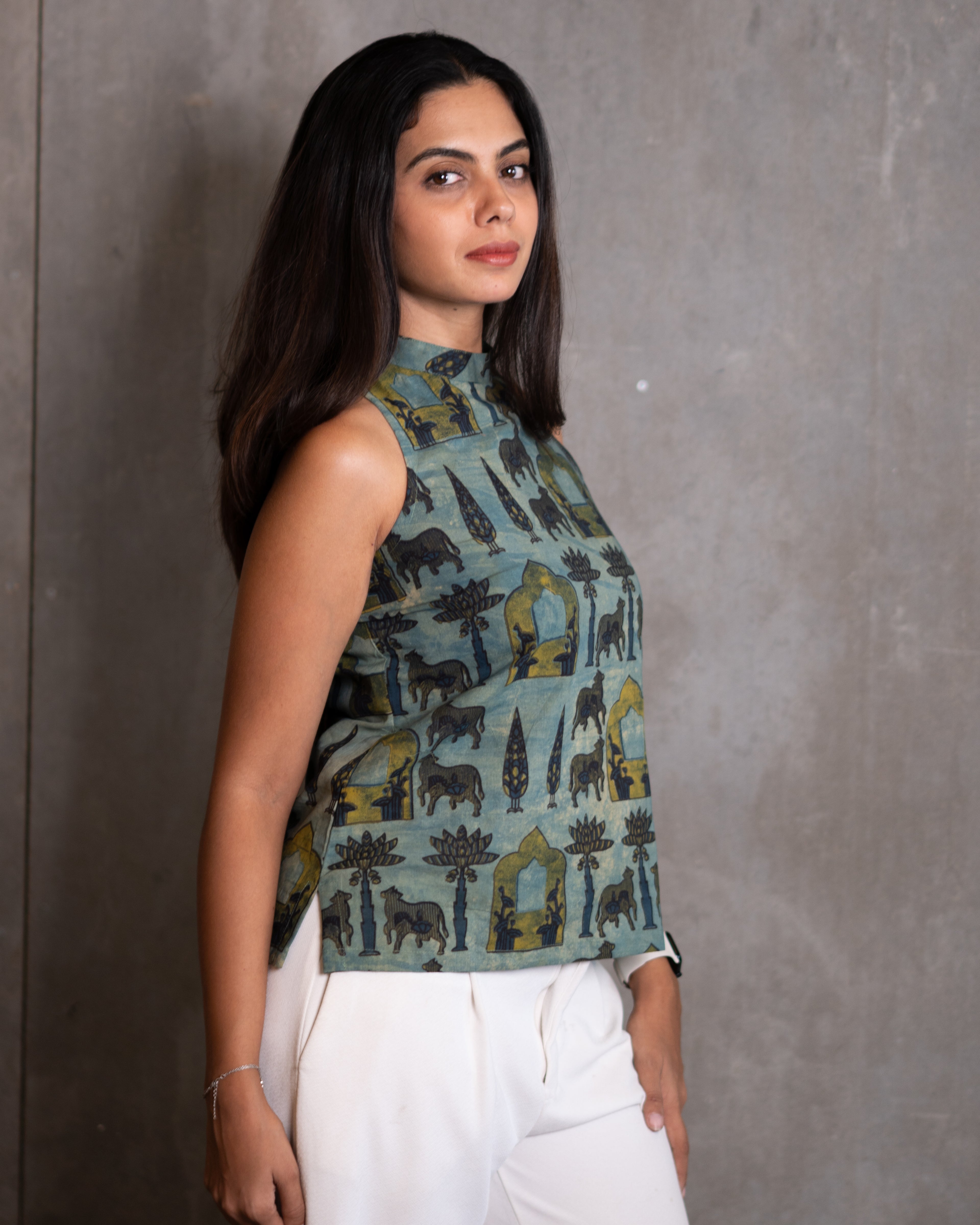 Sacred-Grove Vanaspati Halter Top