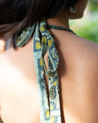 Pichwai Tie-Back Halter Top