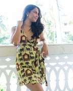 Wrap Around Kurti or Dress Poshakh fabrics
