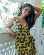 Wrap Around Kurti or Dress Poshakh fabrics