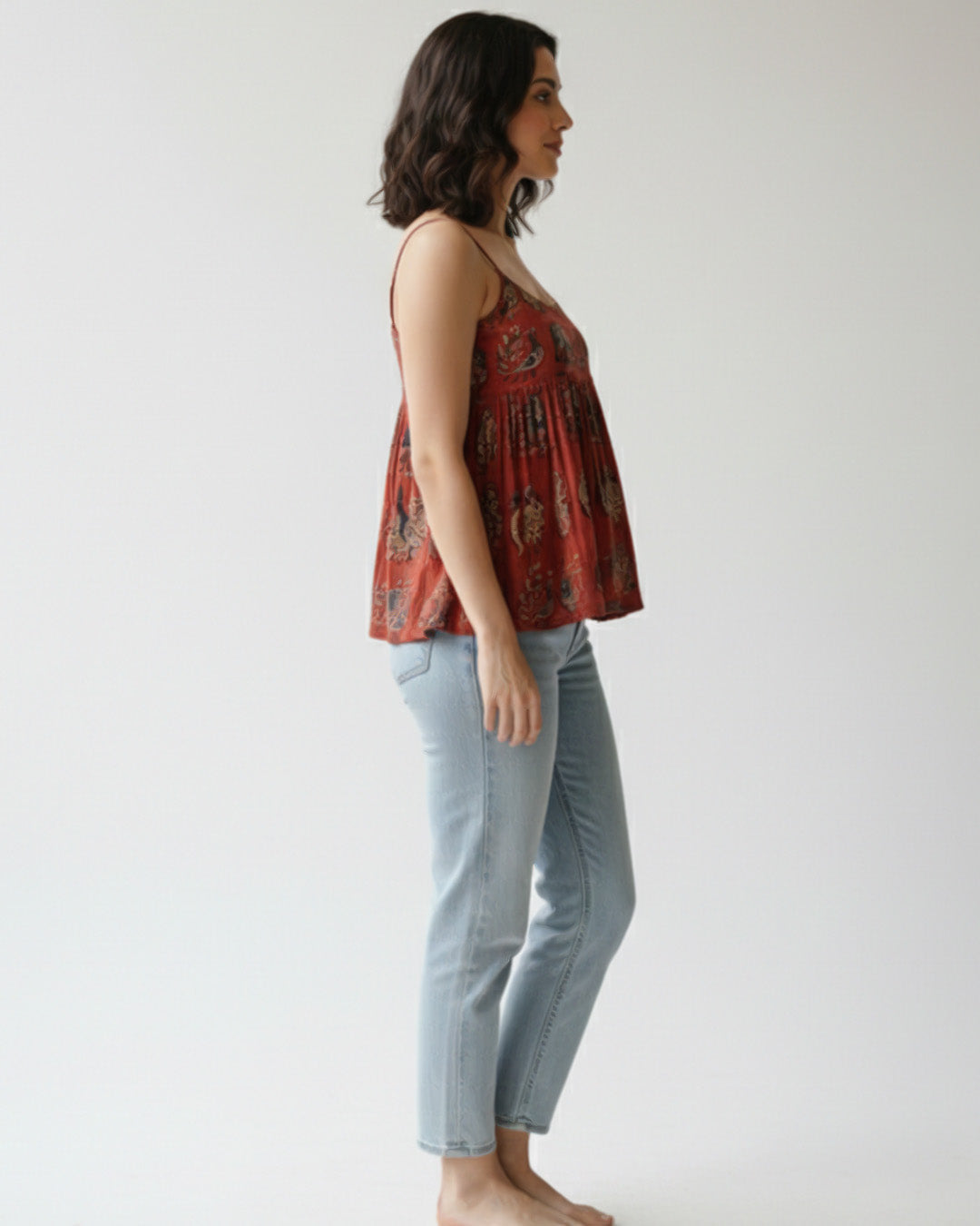 Backless Cami Strap Top – Poshakh Fabrics