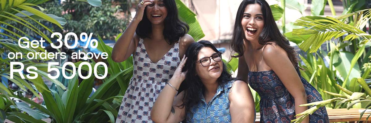 Three women posing outdoors with a promotional text overlay for a discount offer.
