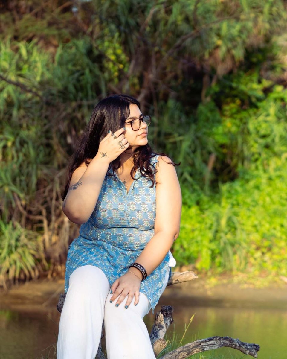 Classic Collared Kurti - Poshakh fabrics