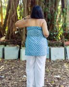 Coat Collared Halter Kurti - Poshakh fabrics